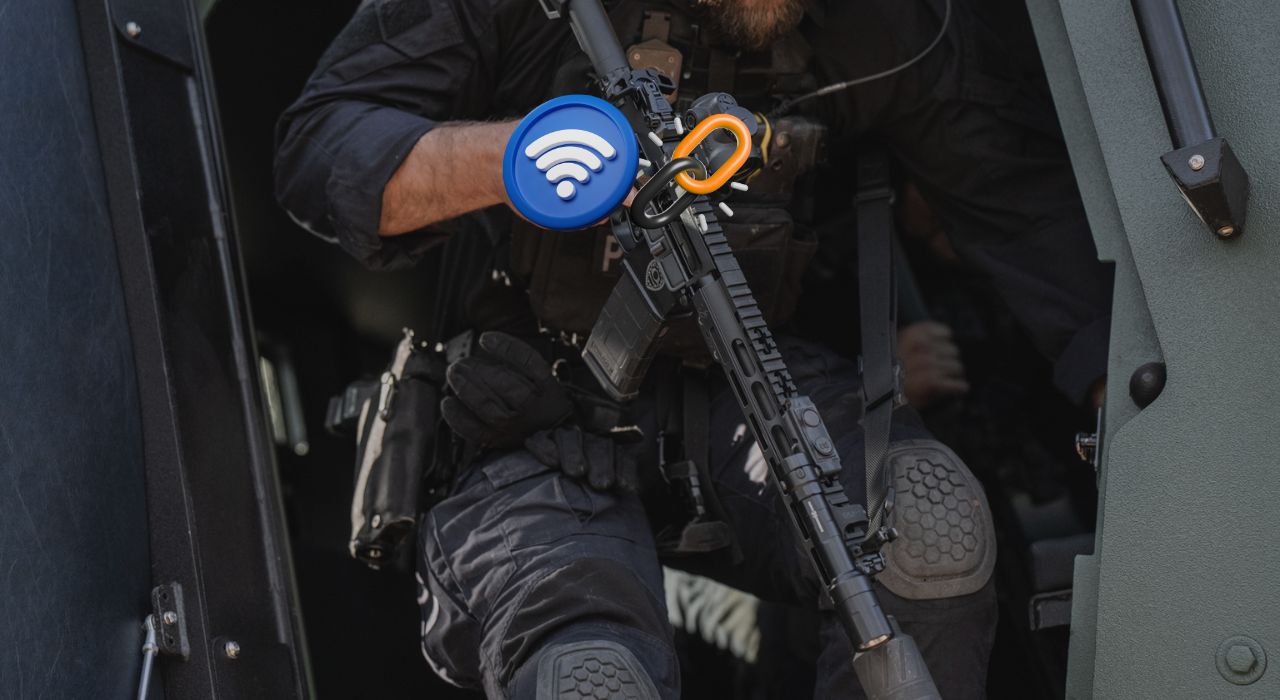 GPS tracking device for weapons