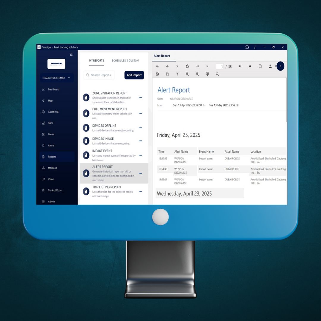 Weapon Tracking Software